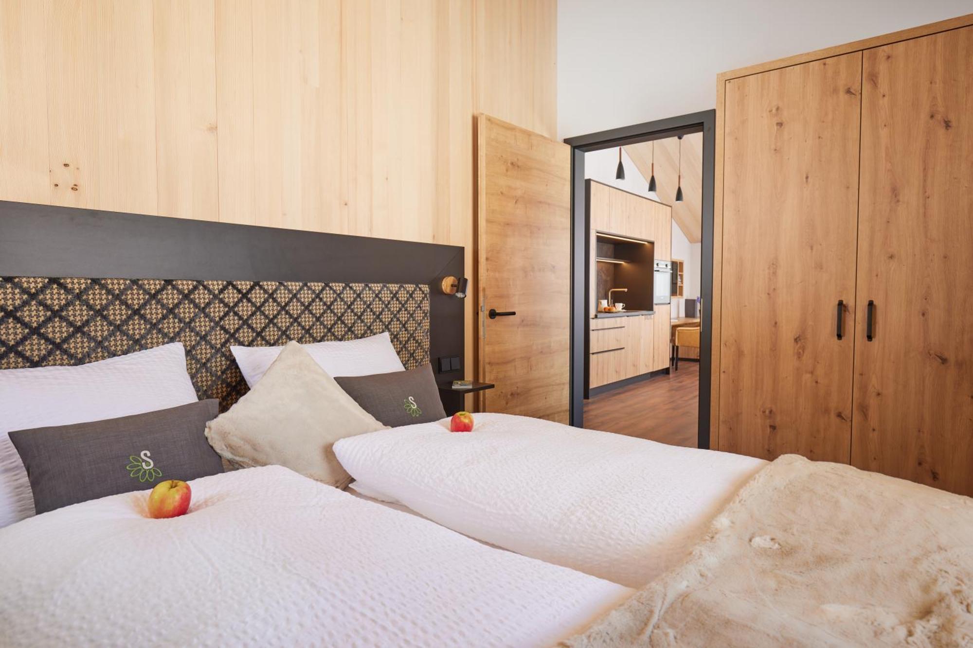 Siplinger Suites - Ferienwohnungen - Sauna Und Fitness بالديرشفانغ المظهر الخارجي الصورة
